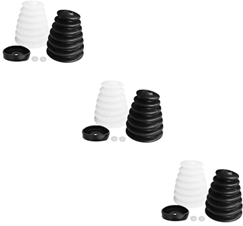 DOITOOL 3sets Electric Drill Dust Collector Pads Impact Hammer Debris Catcher for Home Use During Drilling Ceilings Walls
