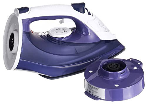 Fer à Vapeur sans Fil, Fer électrique, Fer à Vapeur électrique Rechargeable 2400 W, Fer à Vapeur portatif, autonettoyant Anti-Goutte, Fer à Plaque en céramique, Trois Modes pour régler la Vapeur