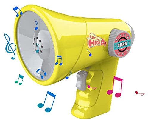 Jouet de changeur de voix, jouet de microphone de changeur de voix de 3,3 x 2,2 x 3,1 pouces, haut-parleur de transformation de voix cosplay avec 6 effets sonores, fonction de jouet de changeur de voi