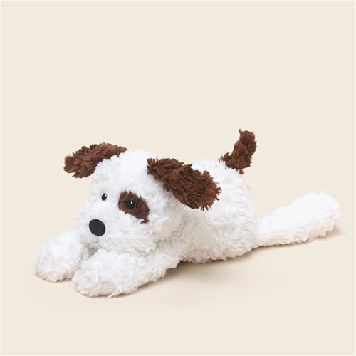 Uixxducc Kuscheltier Plüschtier Niedlich Plush Hund Elefant Fuchs AFFE Stofftier zum Kuscheln und Spielen Kawaii Deko Plushie Geschenke für Kinder (Hund)