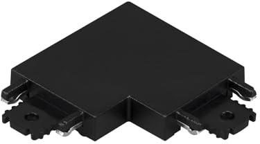 BRILONER - Sistema di binari Luxtrail, connettore angolare, accessorio, componente di estensione, 45 mm, nero