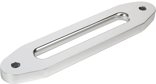 10inch High Strength Billet Aluminum Hawse Fairlead Fit for Synthetic Winch Rope 8000-15000LBs Enhances Cable Protective