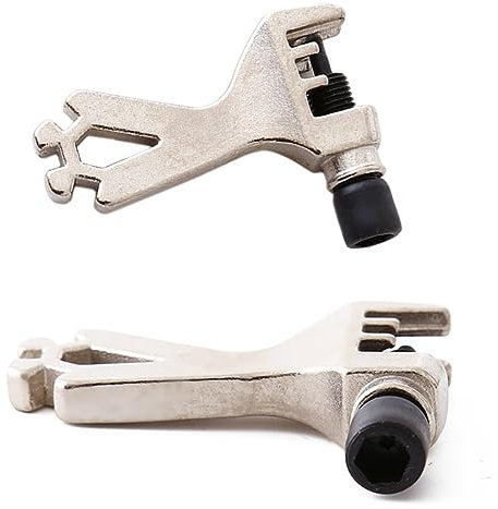 KOMBIUDA Mountain Bike Chain Disassembly Tool Compact Link Remover Connector for Bicycle Maintenance Chain Repair Device Silver for Quick Repairs and Link Management