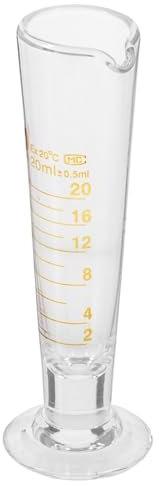 NOLITOY Vaso Medidor de Laboratorio Vaso Triangular Cristalería de Laboratorio y Proyectos Científicos