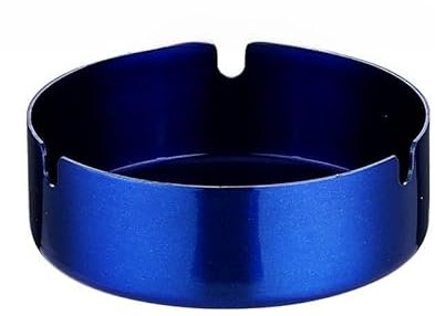 GUODDM Aschenbecher aus Edelstahl – Behälter for Zigarettenstummel, tragbare Tischasche-Dekoration, Zigarettenkippen-Behälter, Zuhause/Büro(E,8 * 8 * 3CM)