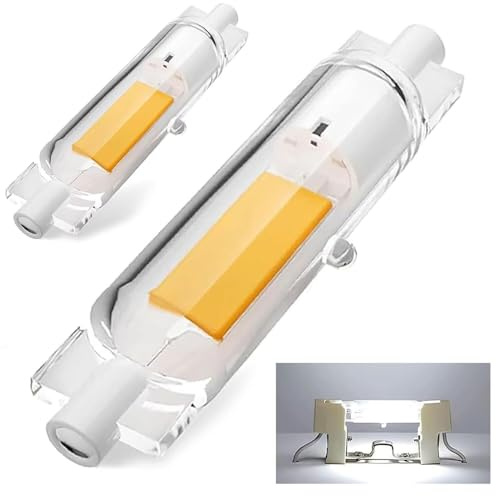 ACAATVE R7S LED 78mm Dimmbar 20W Lampen Ersatz für 200W Halogen Glühbirnen, LED R7S 78mm Kaltweiß 6000K 2000 LM, 360°Abstrahlwinkel, Kein Flackern für Deckenfluter Stehlampe Wandleuchte, 2er Pack
