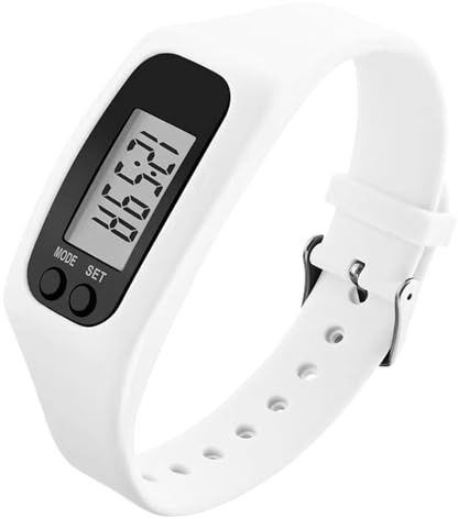 Pedometer Watch, Accurate Step Tracking, 25x2.7cm, Lightweight LCD Display Monitor, Large Screen Calories Step Counter, Easy To Use, For Daily, Walking, Jogging, Hiking, Workouts