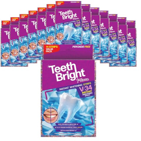 Tiras Dentales Blanqueadoras (14 uds.) Teeth Bright - 7th Heaven