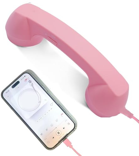 Retro telefonadapter - 20 cm | telefonhörlurar, retro telefonadapter, telefonadaptrar till fast | för kontor, resor, nattduksbord, badrum, säng