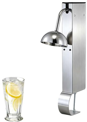EXSHUING Rapid Freeze Glass Chiller, 6-Second Co2 Glass Cooler to -25°C, Zero Drink Dilution, Compact Stainless Steel Desktop Unit, Ultimate Frosted Glass Maker for Wine and Mix Drinks(Classic)