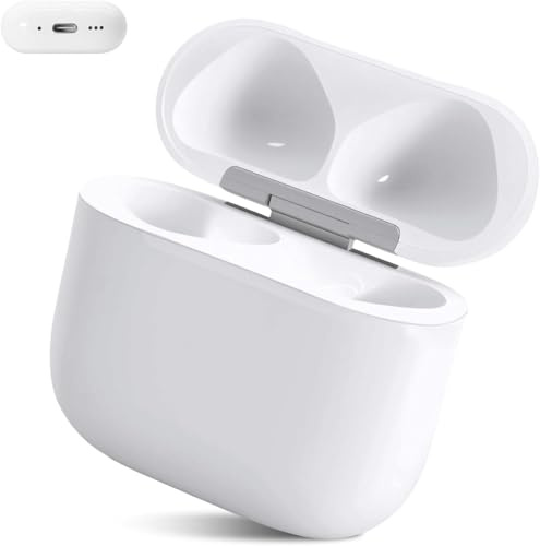 Wireless Charging Case Compatible with Air-Pod 4th Gen, USB-C Port Charger Case Replacement with Bluetooth Pairing Sync Button (Without Earbuds)