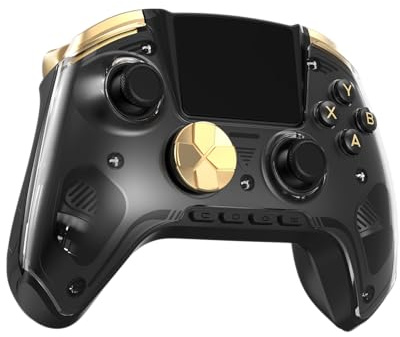Airuidas G01 Game Controller, Hall Joystick, Hall Trigger, Conductive Rubber, Six-axis Motion Sensing, Vibration Motor (Black)