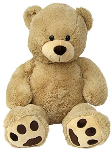 Wagner·Stofftiere Wagner 9055 - Riesen XXL Teddybär 100 cm groÃŸ in hell-braun - Plüschbär Kuschelbär Teddy Bär in beige