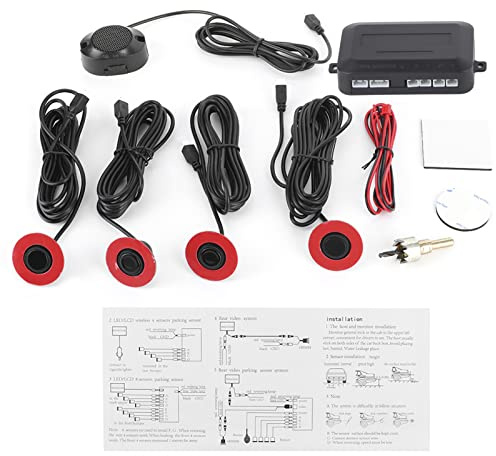 Sensori Parcheggio Posteriori A Filo - 8 Sensori Parcheggio Auto - 16.5Mm Car Built?In Backup