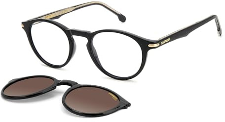 Carrera Gafas de Sol CA 297/CS Black/Brown Shaded Folding Clip-On 48/21/145 unisex