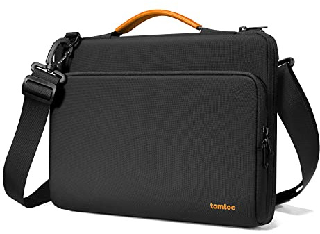 tomtoc 360° Laptop Tasche Hülle für 13 Zoll für MacBook Air M5 MacBook Neo | Laptoptasche für 13 MacBook Pro M2/M1, Schultertasche Passt 13 iPad Pro/Air M3, 13 Surface Pro 11, Kann Zubehör Aufnehmen