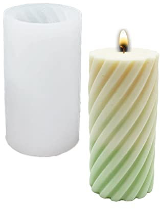 WYAHYQ Kerzen Formen zum Gießen Spiral Kerzenformen zum Gießen Silikonform für Kerzen