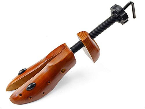 Shoe Stretcher 1pc Wooden For Men And Women Shoes Adjustable Expander Shoes Width And Height Shoe Stretcher Shaper Rack (Color : Natural, Size : 42 46)