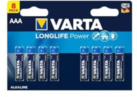 VARTA Longlife Power AAA - Pack of 8 - 4903121418
