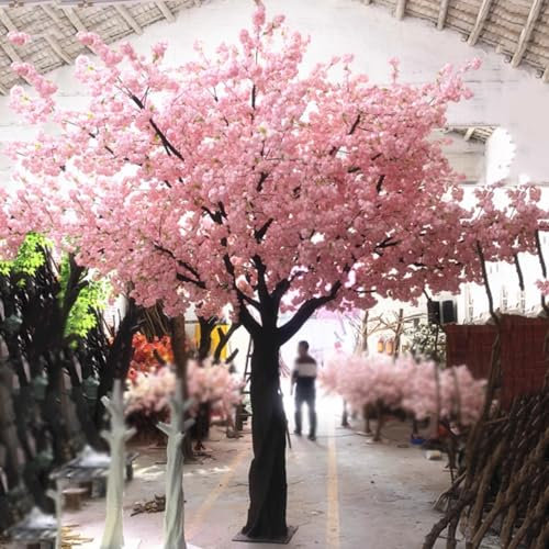 Sohodoo Sakura-Baum-Simulation, Indoor-Hotel-Hochzeitskirschbaum-Landschaftsgestaltung, bionischer künstlicher Kunstbaum-Kirschbaum (Size : 2mx1.8m)