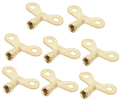 UPKOCH 10pcs Radiator Valves Keys Radiator Bleed Hole Key for Plumbing Valves Vent Air for Rad Bleeding