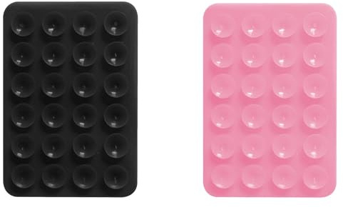 lyanny Supporto a ventosa per cellulare, in silicone, antiscivolo, autoadesivo, per cellulare