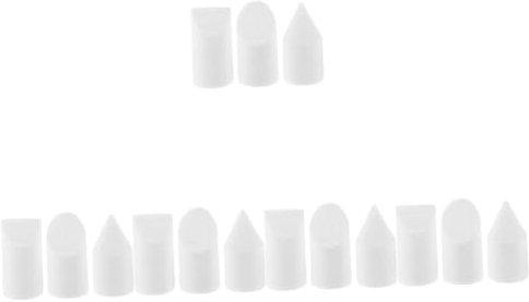 HOODANCOS 15piezas Cabezas De Repuesto Para Esmalte De Arte Accesorios De Esbozo Herramientas De Dibujo Para Artistas Efecto De Difuminado Preciso y Suave