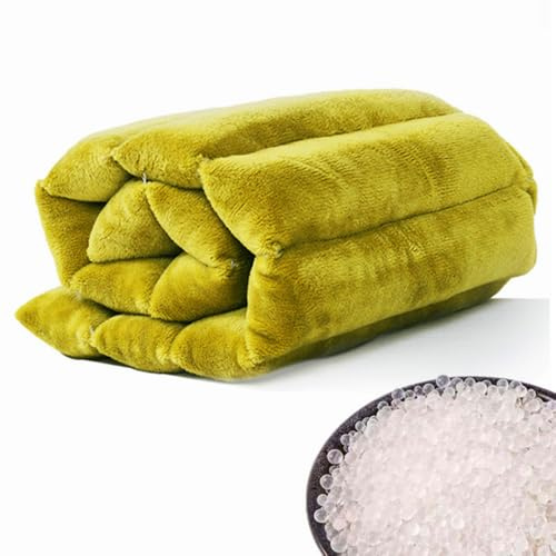 UNI-GO Silica Beads Microwave Heating Pad, Olive Green, 7x21