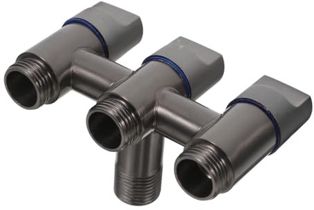 Gadpiparty Way Angle Valve Shower Diverter for Bathroom Kitchen Stainless Steel Precision Engineered for Leak Performance