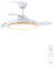 CREATE / WIND CLEAR M/Ventilador de techo con luz madera clara con mando / 40W, Ø108 cm, temporizador, 6 velocidades, aspas retráctiles, 3 temperaturas de luz, función verano-invierno