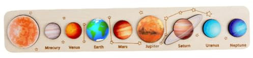 BESPORTBLE Solar System Puzzle Planet Matching Toy Solar System for Boys and Girls Educational Space Toy Planets for Boys and Girls Preschool Space for and