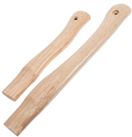 iplusmile 2 Pezzi Manico in Legno Resistente Manico Di Ricambio Per Da Campeggio Per Taglio Di Legno e Lavori Di Falegnameria