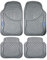 Goodyear GOD9021 1 Set di Tappetini in Gomma, 4 Pezzi Tagliabili, Grigio Gy