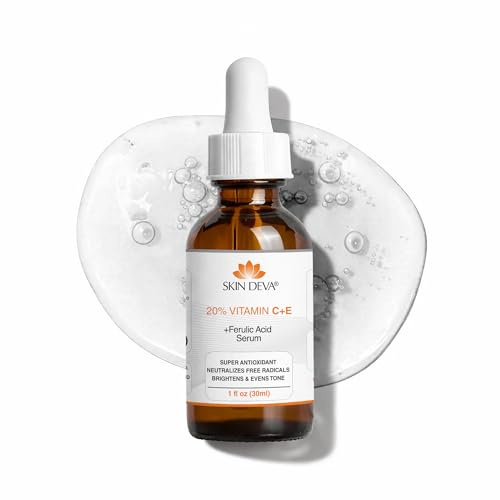 SKIN DEVA 20% Vitamin C and E with Ferulic acid, for acne scars,hyperpigmentation and anti aging 30ML