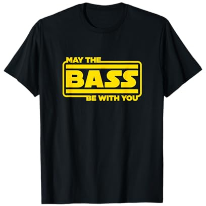 Bassgitarre Schlagzeug Möge der Bass mit dir Sein Bassist T-Shirt