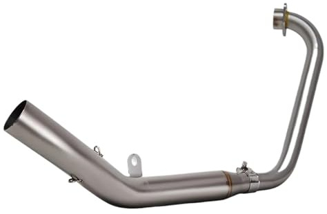 Terminale Di Scarico Moto Per Zontes ZT125 ZT 125 U1 G1 Z1 Z2 2021-2025 Collettore Di Collegamento Anteriore 51 Mm Tubo Collettore Con Nido D'ape Silenziatore Tubo Scarico