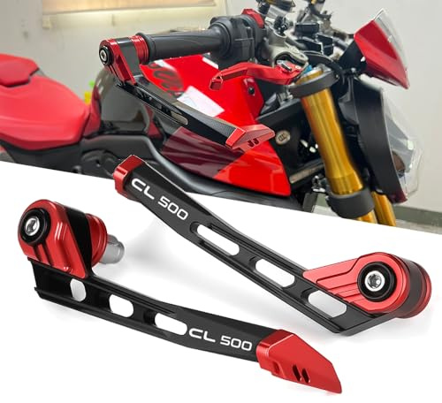 Super Vici Motorcycle Lever Protector for CL 500 2023 2024 2025+ All Years Brake/Clutch Lever Protector Hand Cups Handlebar Stub Cl500 Accessories Red