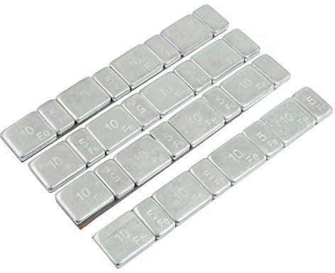 Pesi autoadesivi per bilanciature ruote auto (4 pezzi) 60g