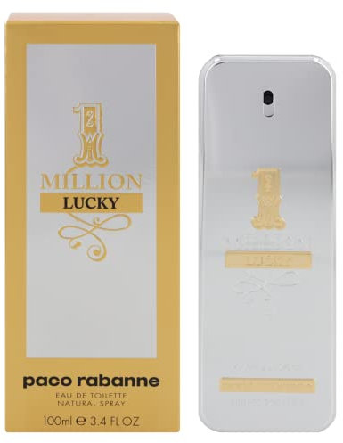 1 Million Lucky by Paco Rabanne Eau De Toilette for Men 100 ml