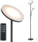 Tomshine LED Lámpara de Pie,4 colores atenuación continua Lámpara de pie con cabezal doble， 30+7W Moderna Lámpara de Lectura con Control Remoto y Táctil, para Sala de Dormitorio, Oficina