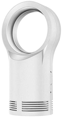 HGYJ Fan Heater,Electric Heater, Mini Household Leafless Heater, Desktop Small Portable Foot Warmer,White,US