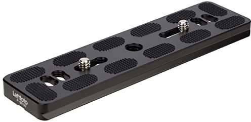 Placa de liberación rápida, placa QR universal de 150 mm, placas de zapata rápida con dos tornillos de 1/4 pulgadas para abrazadera estándar Arca Swiss para cámara réflex digital, trípode de cabeza