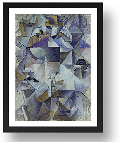 Period Prints Poster Samovar by Kazimir Malevich - Cadre noir A2 (61 x 43 cm)