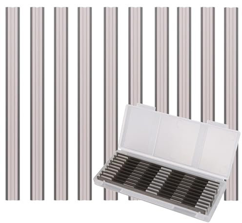 10 Stück Hobelmesser HSS Set, 82mm Hobelmesser, Elektrohobel Hss Klinge 82x5,5 x1,2mm, für Bosch Hobel, Handhobel, Holzbearbeitungsmaschinen