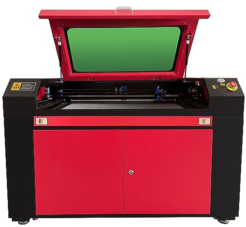 100W Graveur Laser CO2, Machine à Graver Laser, Découpe Laser, Gravure Laser Sihao 900 x 600 mm Port USB Haute Précision RDWorks 220V Europlug pour graveur Bois Verre Papier Cuir Tissu Plastique(100W)
