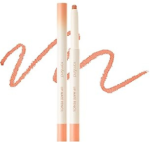 rom&nd läpp-mate-penna (6 färger) | läppkonturpenna, läppstift, liplin, lipliner-penna | 13 g, 0,46 oz (01 TENDERLY PEACH)