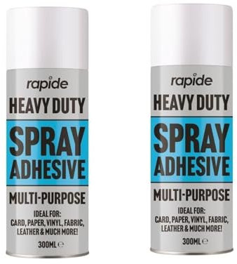 PNJB 300ml Heavy Duty Glue Spray Adhesive - Your Ultimate Solution For Bonding Card, Paper, Carpet, Leather, Vinyl And Fabric, Easy Application, Effortless & Mess-Free (2)