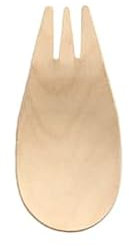 PAPSTAR 1800 Fingerfood - Göffel, Holz pure 8,2 cm
