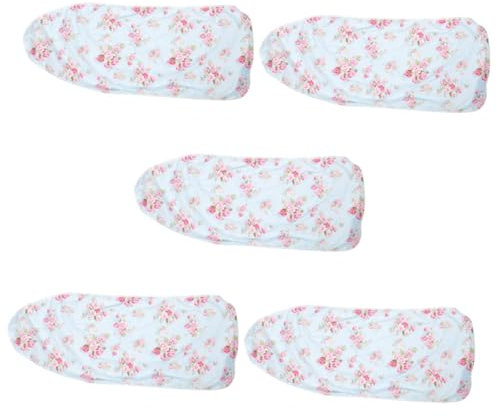 Cabilock 5 Pièces Housse de Planche à Repasser Tissu thermocollant Housse Repassage au-Dessus de la Porte Planche à Repasser Couverture de pour la Maison Lavable Nappe