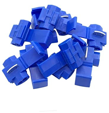 FELTECHELECTR 50pcs Crimp Terminals Wire Connectors Quick Splice Lock for Wires Solderless Cable Joiner